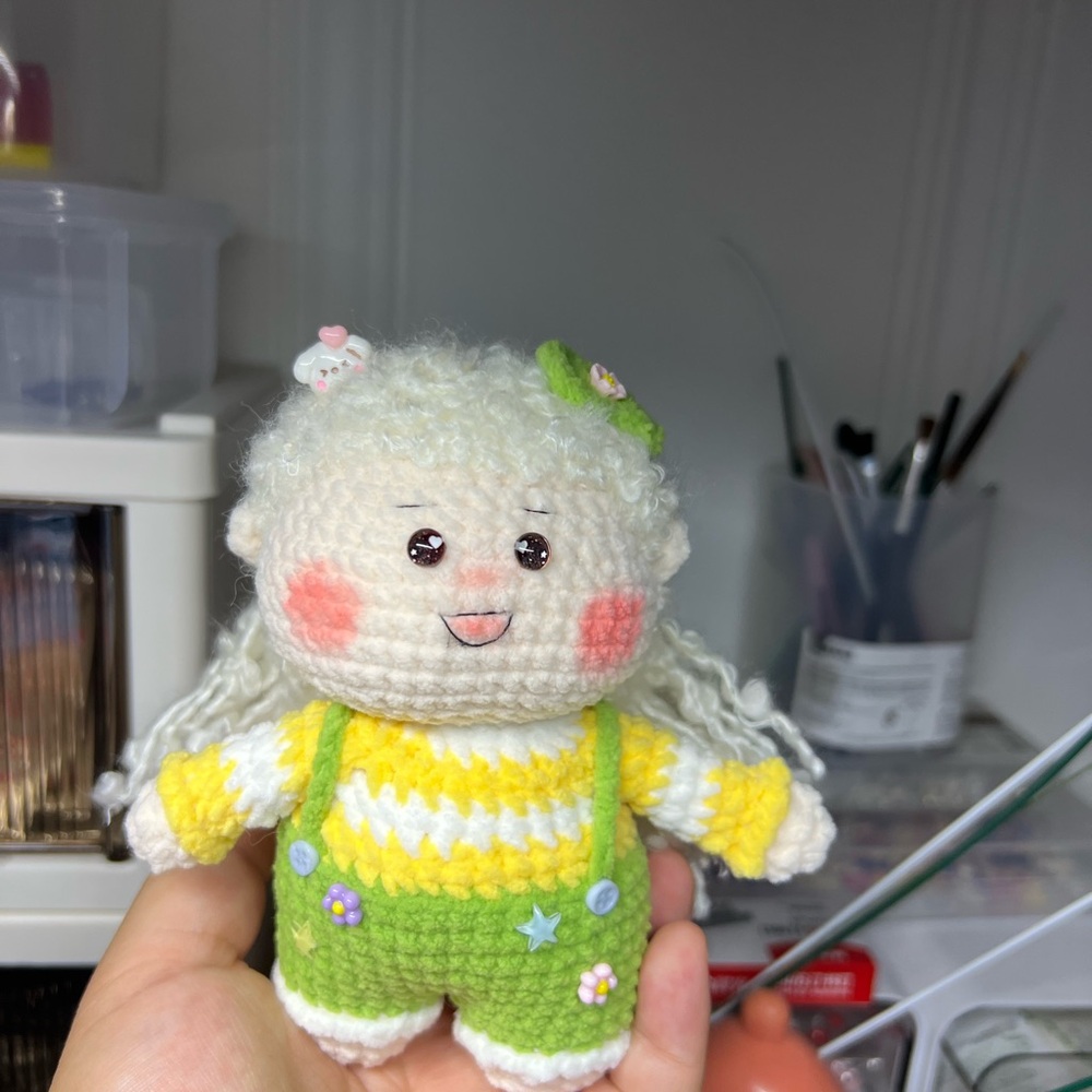 Handmade crochet doll